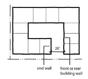 Figure 17-2-0310-D - illustration accompanying 17-2-0300 Bulk and density standards.