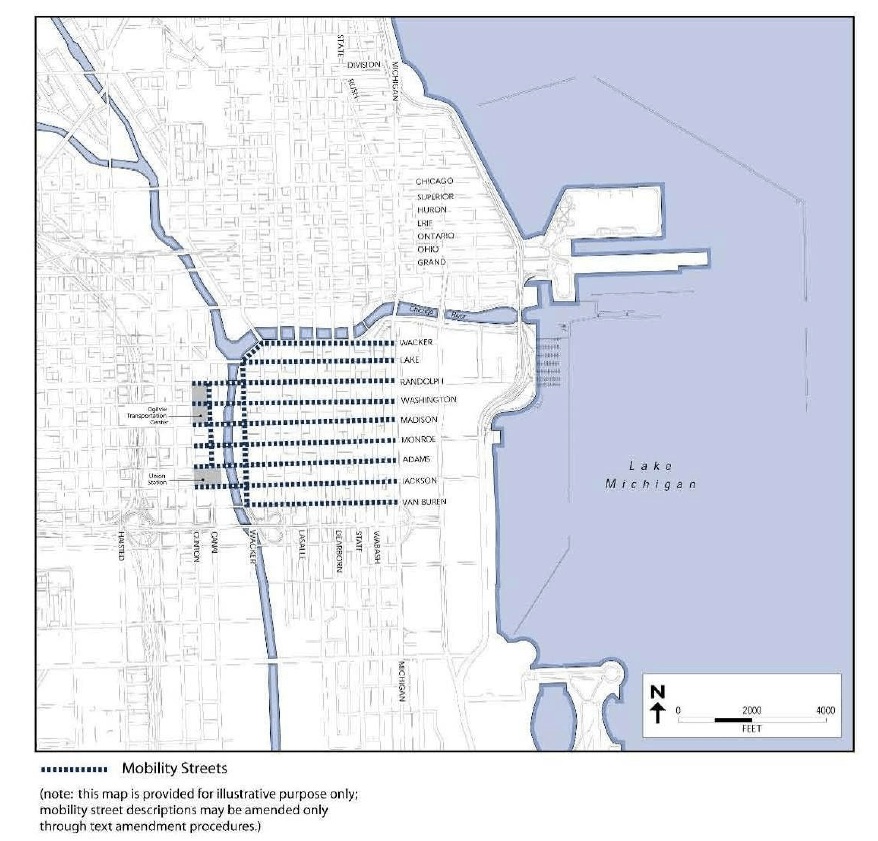 Figure 17-4-0603 - illustration accompanying 17-4-0600 Mobility streets.