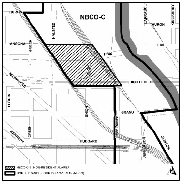 Figure 17-7-0403-C-2 - illustration accompanying 17-7-0400 North Branch Corridor Overlay District.